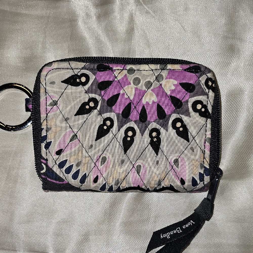 Vera Bradley Zip ID Case in Mimosa Medallion
